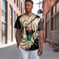 Marcus Garvey Day Baseball Jersey UNIA Flag Mix African Map - African Pride