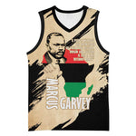 Marcus Garvey Day Basketball Jersey UNIA Flag Mix African Map LT14