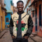 Marcus Garvey Day Bomber Jacket UNIA Flag Mix African Map - African Pride
