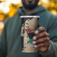 Marcus Garvey Day 4 in 1 Can Cooler Tumbler UNIA Flag Mix African Map - African Pride