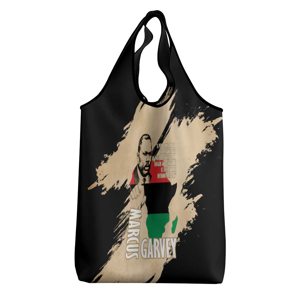 Marcus Garvey Day Grocery Bag UNIA Flag Mix African Map - African Pride
