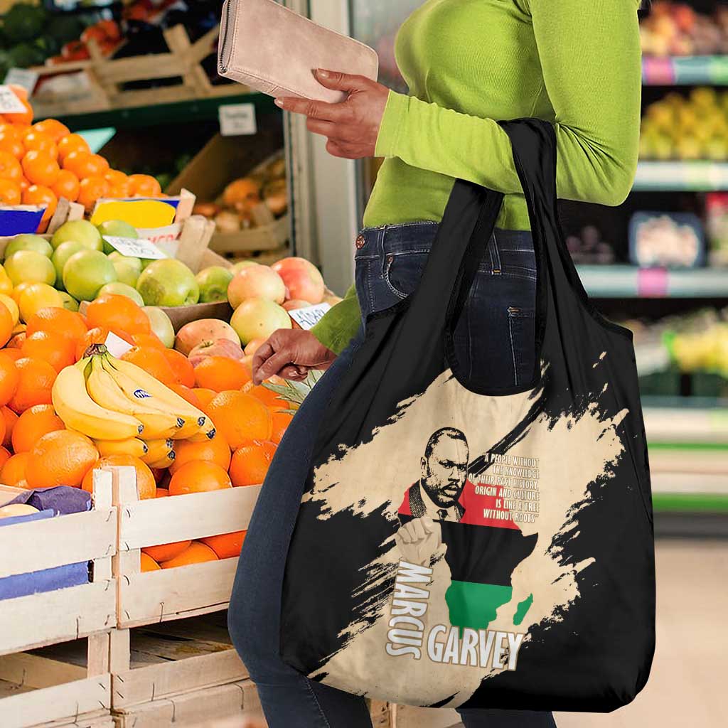 Marcus Garvey Day Grocery Bag UNIA Flag Mix African Map - African Pride