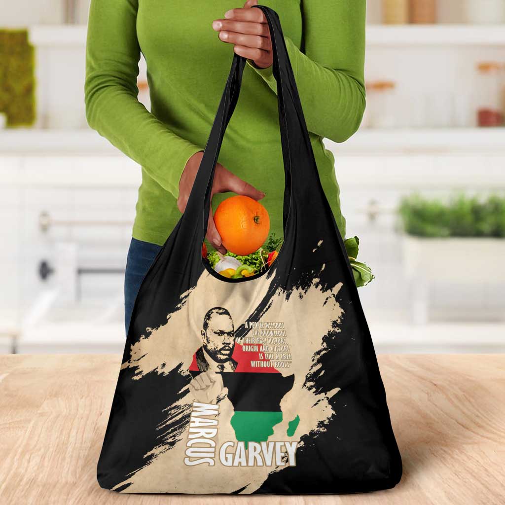 Marcus Garvey Day Grocery Bag UNIA Flag Mix African Map - African Pride