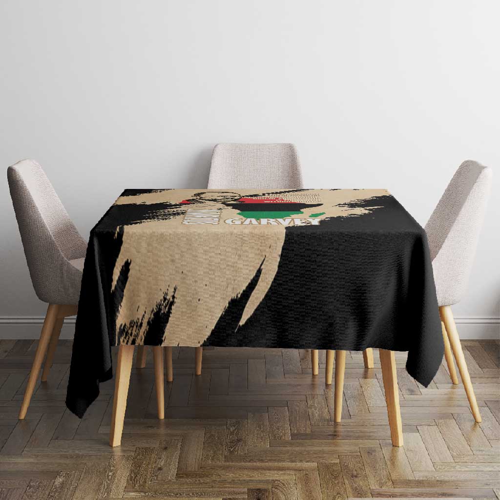 Marcus Garvey Day Tablecloth UNIA Flag Mix African Map - African Pride
