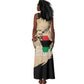 Marcus Garvey Day Tank Maxi Dress UNIA Flag Mix African Map - African Pride