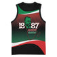 Marcus Garvey 1887 Basketball Jersey African Map Curves Style LT14
