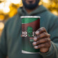 Marcus Garvey 1887 4 in 1 Can Cooler Tumbler African Map Curves Style - African Pride