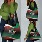 Marcus Garvey 1887 Grocery Bag African Map Curves Style - African Pride