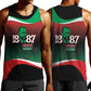 Marcus Garvey 1887 Men Tank Top African Map Curves Style - African Pride