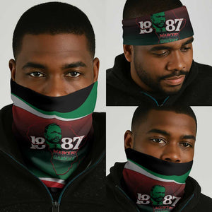 Marcus Garvey 1887 Neck Gaiter African Map Curves Style LT14