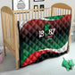 Marcus Garvey 1887 Quilt African Map Curves Style - African Pride