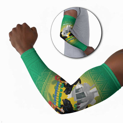Gabon Independence Day Arm Sleeves Memorial Leon Mba Monument