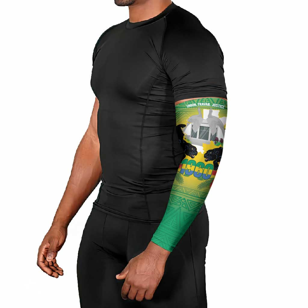 Gabon Independence Day Arm Sleeves Memorial Leon Mba Monument