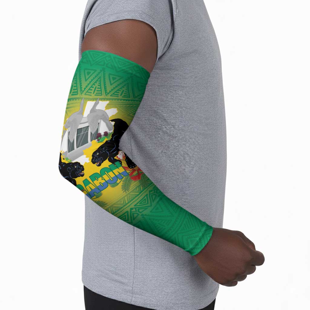 Gabon Independence Day Arm Sleeves Memorial Leon Mba Monument