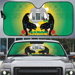 Gabon Independence Day Auto Sun Shade Memorial Leon Mba Monument