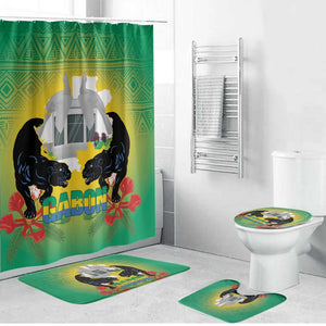 Gabon Independence Day Bathroom Set Memorial Leon Mba Monument