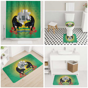 Gabon Independence Day Bathroom Set Memorial Leon Mba Monument