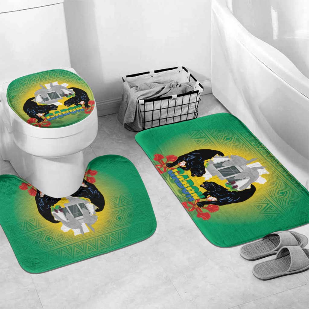 Gabon Independence Day Bathroom Set Memorial Leon Mba Monument