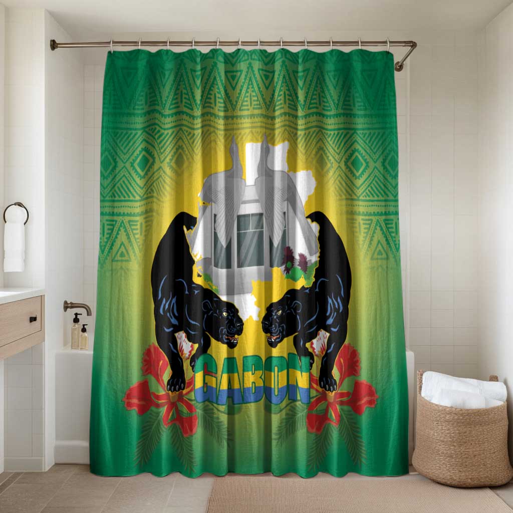 Gabon Independence Day Bathroom Set Memorial Leon Mba Monument