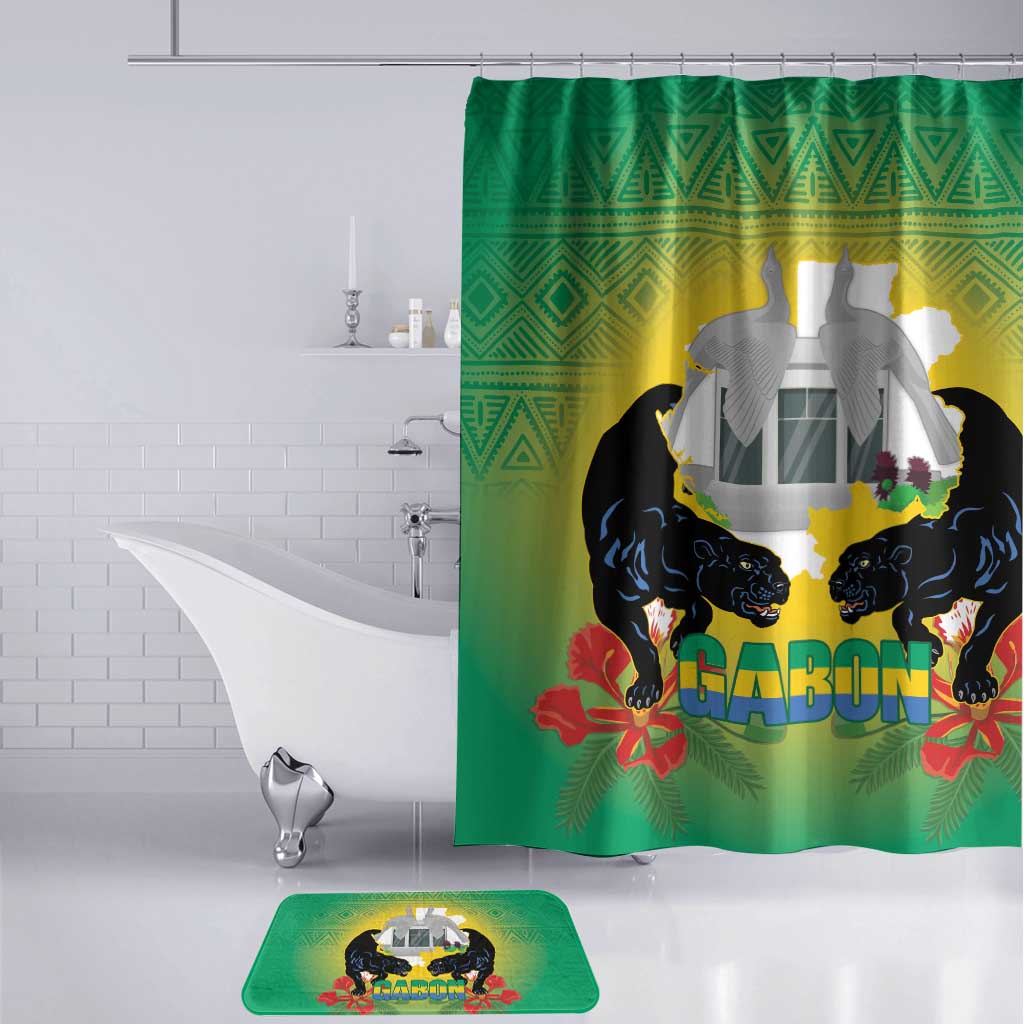 Gabon Independence Day Bathroom Set Memorial Leon Mba Monument