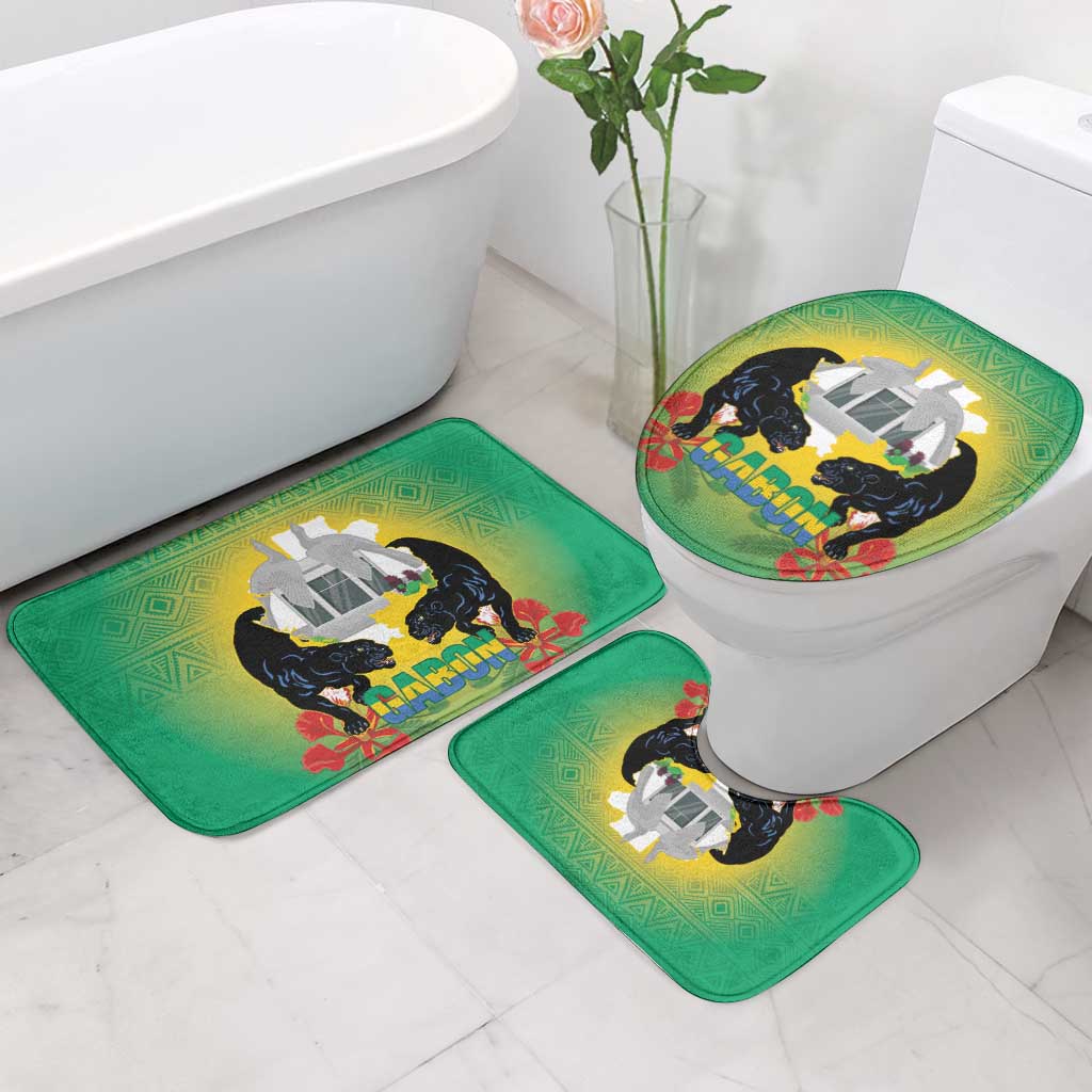 Gabon Independence Day Bathroom Set Memorial Leon Mba Monument