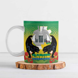 Gabon Independence Day Ceramic Mug Memorial Leon Mba Monument