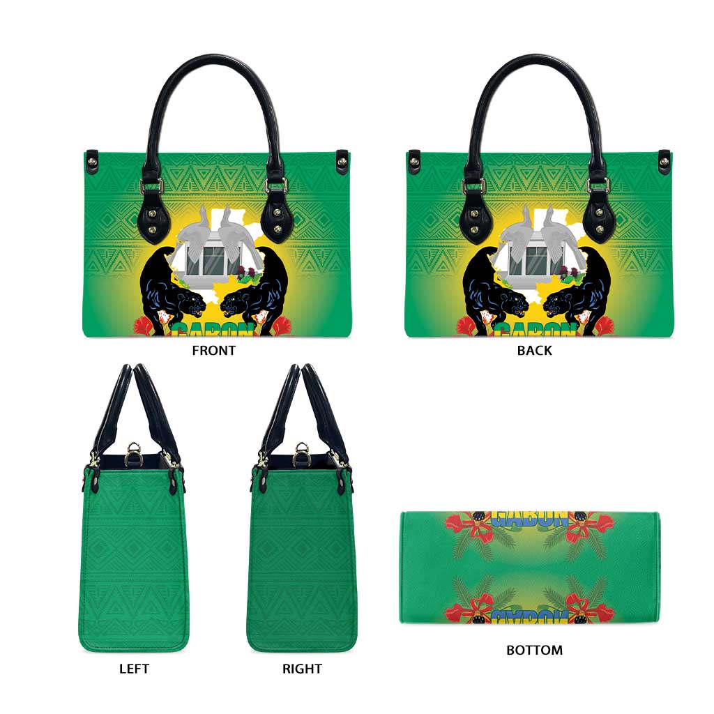 Gabon Independence Day Leather Bag Memorial Leon Mba Monument