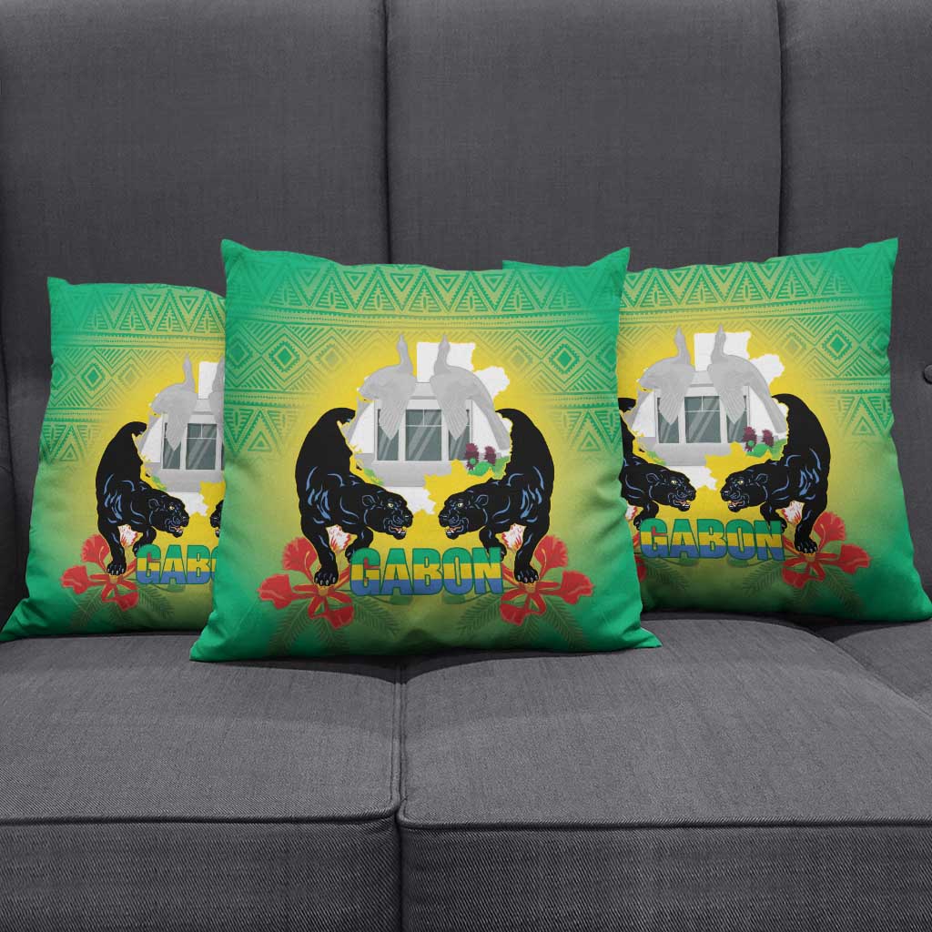 Gabon Independence Day Pillow Cover Memorial Leon Mba Monument