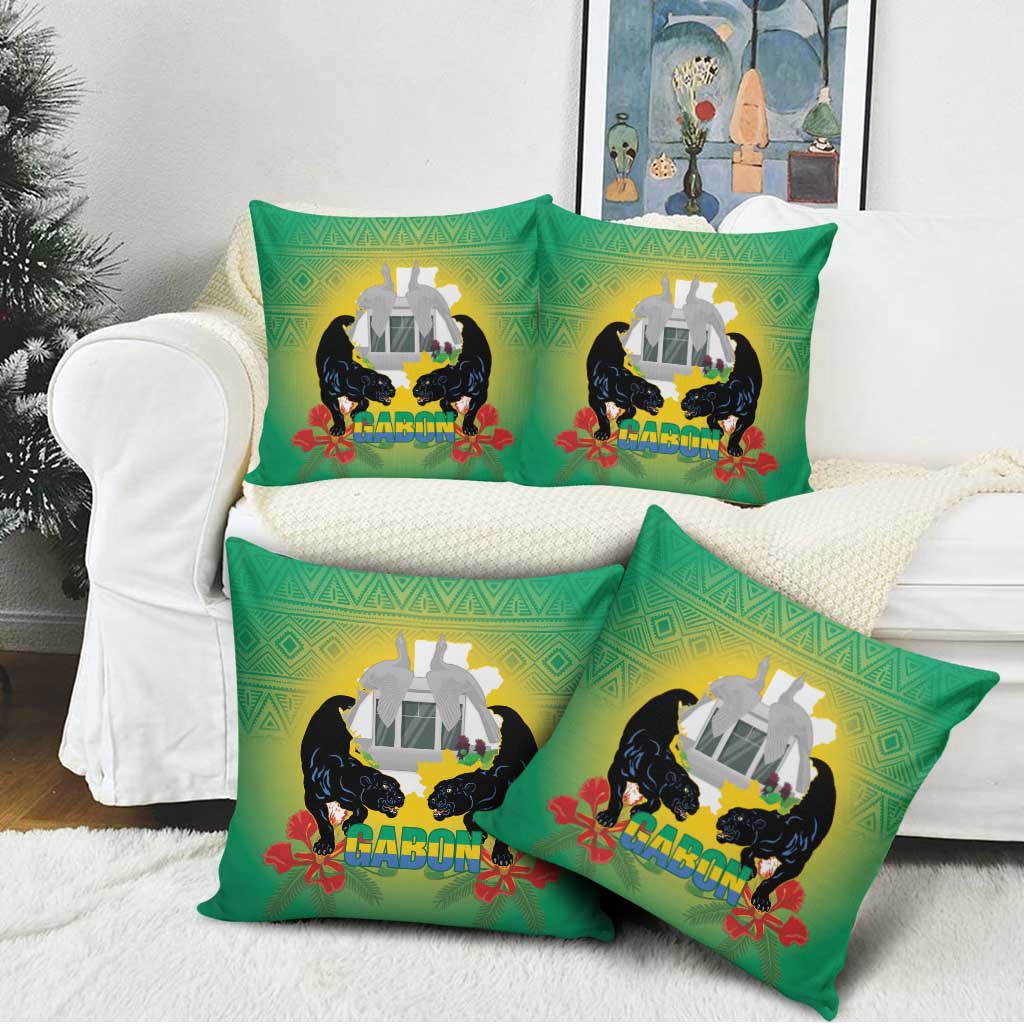 Gabon Independence Day Pillow Cover Memorial Leon Mba Monument
