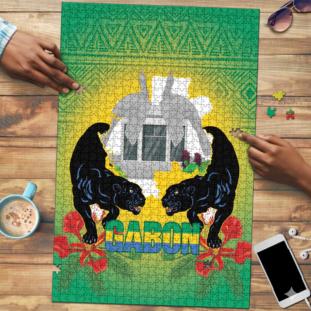 Gabon Independence Day Puzzle Memorial Leon Mba Monument
