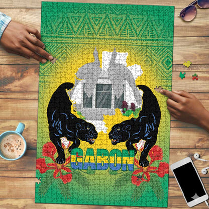 Gabon Independence Day Puzzle Memorial Leon Mba Monument