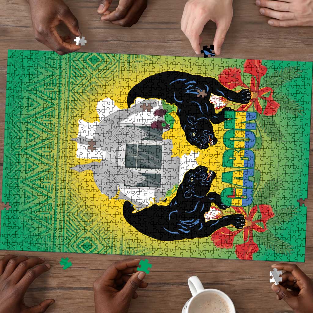 Gabon Independence Day Puzzle Memorial Leon Mba Monument