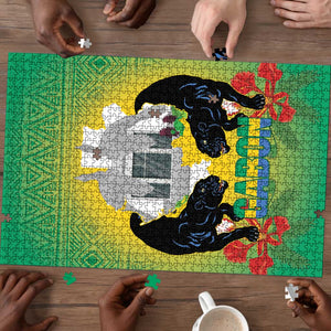 Gabon Independence Day Puzzle Memorial Leon Mba Monument
