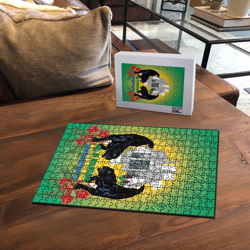 Gabon Independence Day Puzzle Memorial Leon Mba Monument
