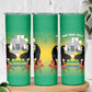 Afro Gabon Independence Day Skinny Tumbler Memorial Leon Mba Monument - African Pride