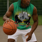Afro Gabon Independence Day Sleeveless Hoodie Memorial Leon Mba Monument - African Pride