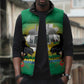 Gabon Independence Day Sleeveless Puffer Jacket Memorial Leon Mba Monument