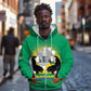 Afro Gabon Independence Day Zip Hoodie Memorial Leon Mba Monument - African Pride