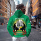 Afro Gabon Independence Day Zip Hoodie Memorial Leon Mba Monument - African Pride