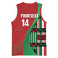 Custom Kenya Cricket Basketball Jersey Simbas African Kente LT14