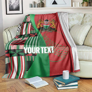 Custom Kenya Cricket Blanket Simbas African Kente - African Pride