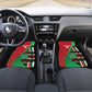 Custom Kenya Cricket Car Mats Simbas African Kente - African Pride
