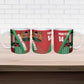 Custom Kenya Cricket Ceramic Mug Come On Simbas Kente Pattern