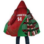 Custom Kenya Cricket Cloak Come On Simbas Kente Pattern