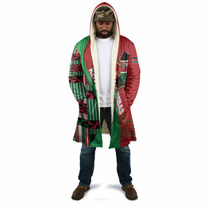 Custom Kenya Cricket Cloak Come On Simbas Kente Pattern