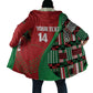 Custom Kenya Cricket Cloak Come On Simbas Kente Pattern