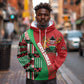 Custom Kenya Cricket Hoodie Simbas African Kente - African Pride