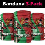 Custom Kenya Cricket Neck Gaiter Simbas African Kente LT14
