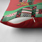 Custom Kenya Cricket Pillow Cover Come On Simbas Kente Pattern