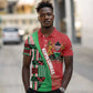 Custom Kenya Cricket Polo Shirt Simbas African Kente - African Pride